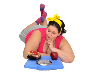 tlustá žena - hubnutí